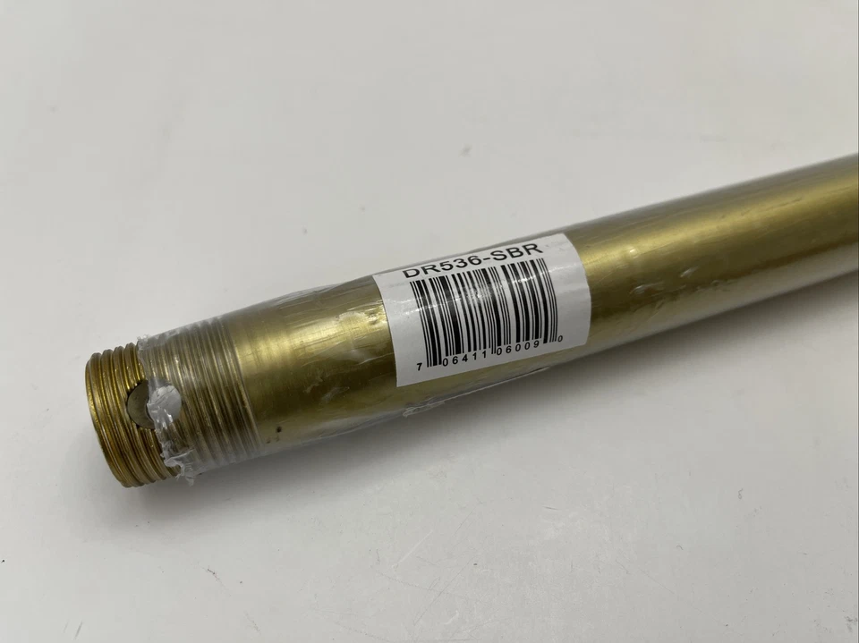 Minka-Aire DR536-SBR 36 дюймов потолочный вентилятор нижний стержень - мягкая латунь - Изображение 1 из 4