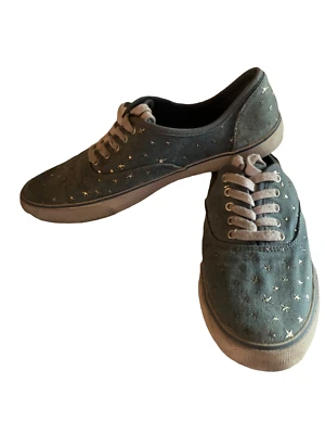 Zapatos de tenis para caminar de lona azul MOSSIMO SUPPLY CO para mujer talla 9 con cordones  Foto 1 de 4