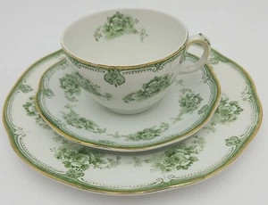 Antique RIDGWAYS ENGLAND Royal Cup, Saucer & Dessert Plate Set DINAN 3 pcs - Picture 1 of 12