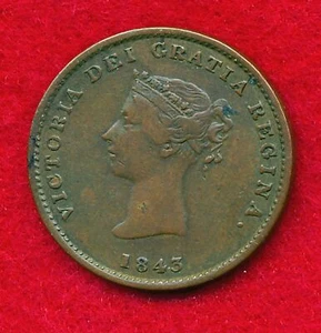 New Brunswick 1843 1/2 PENNY  (Copper) - Picture 1 of 2