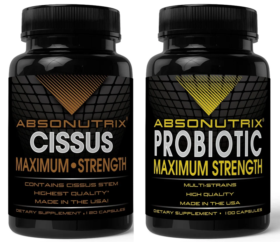 Absonutrix Cissus xtreme 1600 mg Cissus Quadrangularis + Absonutrix Probiotic Max Foto 1 de 4