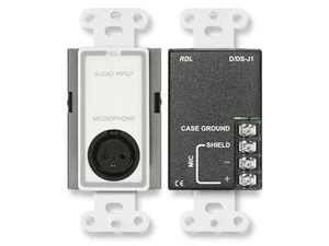 Conjunto de entrada de micrófono RDL D-J1 - XLR/bloque de terminales - Imagen 1 de 1