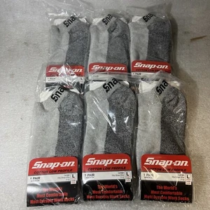 GRAU Snap-On NIEDRIGPROFIL Socken groß (7-12) HERGESTELLT IN USA! *6 Paar* - Bild 1 von 5
