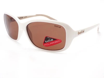 Bolle Molly Polarized Sunglasses White Sand w/ A14 Brown Oleo Lenses 11691 - Image 1 of 4