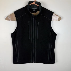 Kuhl Interceptr Vest Mens XL Black Fleece Full Zip Pockets Outdoor Performance - Picture 1 of 7