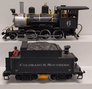 LGB 2019S G Scale Colorado & Southern Mogul Steam Locomotive & Tender #6 - Picture 1 of 4