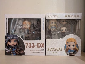 Legend Of Zelda Link And Zelda Chibi Figures Figma Action Figure Toy Collection - Picture 1 of 12