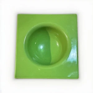 ETTORE SOTTSASS Quadrat Kreis Schale Italien MOMA Post Modern Keramik Mailand Expo - Bild 1 von 7