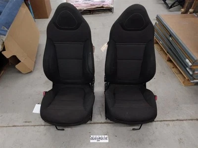 PONTIAC SOLSTICE SKY Pair of Front Cloth Bucket Black Seats 06 07 08 09 10 - Image 1 of 4