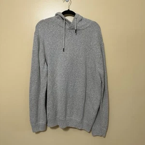 Even Tide Tallin Snowheather Textured Hoodie Gray Grey Mens Size Large New NWT - Picture 1 of 5