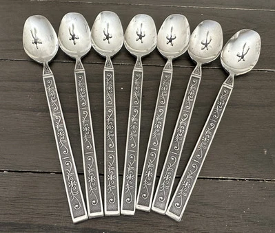 Stylecraft Stainless Japan - SYF20 Pattern - SET OF Iced Tea Spoon - Image 1 of 4