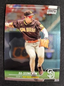 2022 Topps Stadium Club Chrome Ha-seong Kim Card #394 Padres - Picture 1 of 2