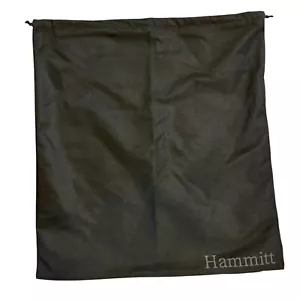 HAMMITT Drawstring Handbag Purse Black DUST BAG 18x20 Excellent - Picture 1 of 5