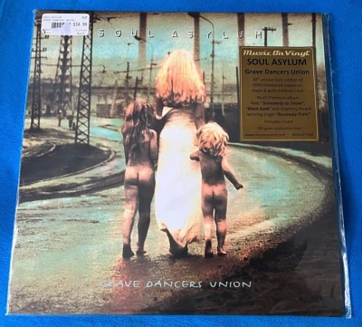Soul Asylum - Grave Dancers Union 30th Anniversary LP Gold Black Marbled Vinyl - Image 1 of 4