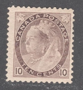 SELLO CANADÁ #83 ----10c REINA - 1898 - SIN USAR - Imagen 1 de 2
