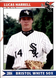 2004 Bristol White Sox Grandstand #11 Lucas Harrell Ozark Missouri Baseball Card