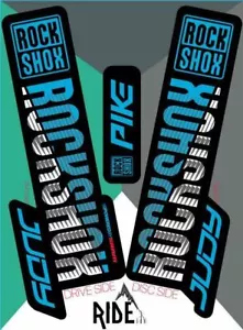 RockShox Judy 2018 Blue Replica Decals - Picture 1 of 1