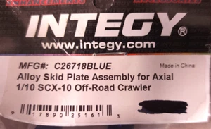 Alloy Skid Plate Assembly for Axial 1/10 SCX-10 Off-Road Crawler - Picture 1 of 3