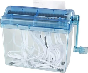 Manual Shredder Paper Cutting Tool Home Office 6.1x5.31x2.95 inch-Blue - Picture 1 of 8