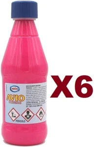 6PCS AVIO SOLVENT PLASTIC FABRIC CLEANING LIQUID STAINER 375ML - Picture 1 of 2
