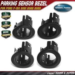4Pcs Front Inner & Outer Side Parking Sensor Bezel for Ford F-150 2021 2022 2023 - Picture 1 of 11