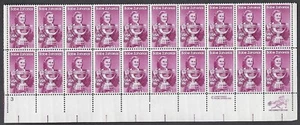 1932 MNH Plate Block of 20, 18-cent Stamps honoring Babe Zaharias - Picture 1 of 1