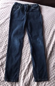 Justice Girls Simply Low Blue Denim Super Skinny Jeans Sz 14R Preowned - Picture 1 of 6
