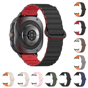 Silikon Magnet Armband für Samsung Galaxy Watch Ultra 47mm Ersatzband Smartwatch - Picture 1 of 19