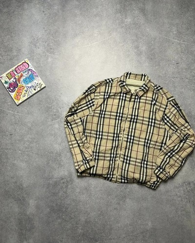 Giacca vintage Burberry Double Side Nova Check Bombers taglia EU 48 50 US M