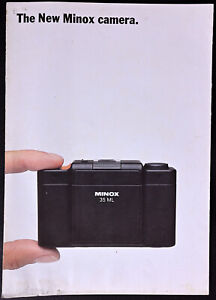 Original Minox ML 35 Brochure 1985 Edition - Excellent