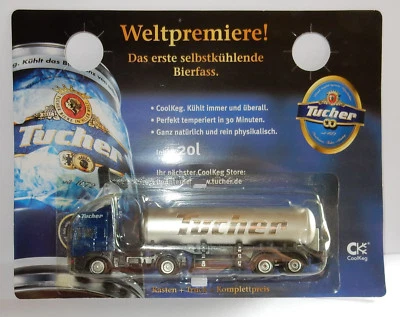 A GRELL HO 1/87 CAMION CITERNE TRUCK TANKER MAN TGA TUCHER BEER BIERE BOX - Photo 1/2