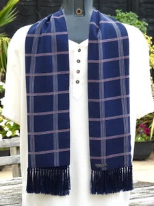 Vintage Tootal Check Scarf Cravat Dapper Neckwear Scooter Mod Indie Goodwood - Picture 1 of 12