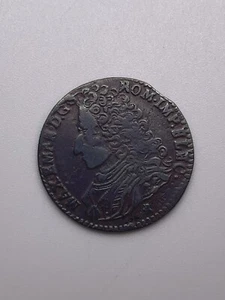 Países Bajos Españoles - 1 Liard 1712 KM#20 Maximiliano de Baviera - Imagen 1 de 2