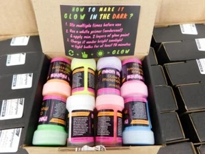 5 boxes of Neon Glow Paint Each box has 8 Different Colors, made in Germany - Picture 1 of 1