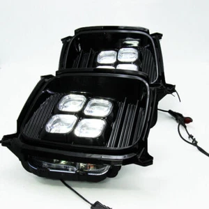Pair DRL Daytime Running Driving LED Fog Light For Kia Sorento 2012-2014 US Stoc - Picture 1 of 10