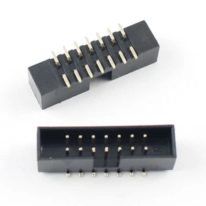 50 Stck. 2 mm 2,0 mm Rastermaß 2x7 14 Pin SMT SMD Stecker ummantelt Box Header IDC Stecker - Bild 1 von 6