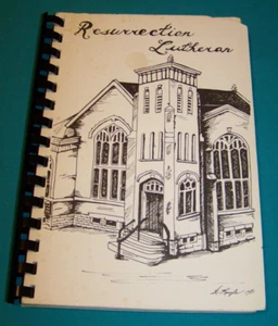 Resurrection Lutheran Church Alton IL Cookbook 1981 Illinois - Picture 1 of 6