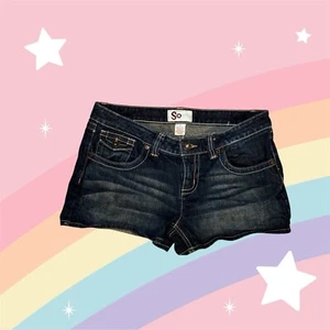 So Shortie Shorts Juniors Size 11 Denim Mid Rise Shorts - Picture 1 of 22