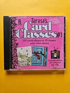 HOT OFF THE PRESS TERESA"S CARD CLASSES #1 CD AND #2 DVD - Picture 1 of 2