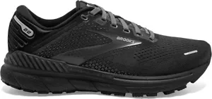 Brooks Adrenaline GTS 22 Running Shoes Black/Black/Ebony US Women 6.5 Wide D - Picture 1 of 6