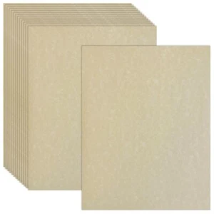 Parchment Stationery Paper 96 Sheets Textured Ivory 24 lb Bond/90 gsm Station... - Picture 1 of 5