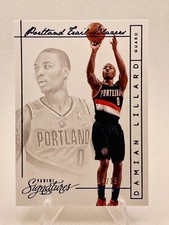 2013-14 Panini Signatures /15 Damian Lillard #101 SSP Blazers