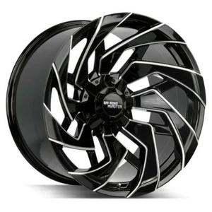 20 inch 20x10 Off Road Monster M24 Black Milled wheels rims 6x5.5 6x139.7 -19 - Picture 1 of 1