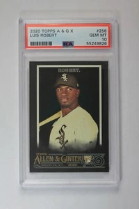 2020 Topps Allen & Ginter X LUIS ROBERT #256 Rookie Card PSA 10 Gem Mint RC QTY - Picture 1 of 4