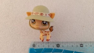 LPS GIRAFFE #902 Green/Orange swirl Eyes Littlest Pet Shop - Hasbro 2007 - Picture 1 of 2