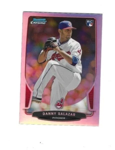 2013 Bowman Chrome Draft Refractors #11 Danny Salazar CLEVELAND INDIANS - Picture 1 of 2