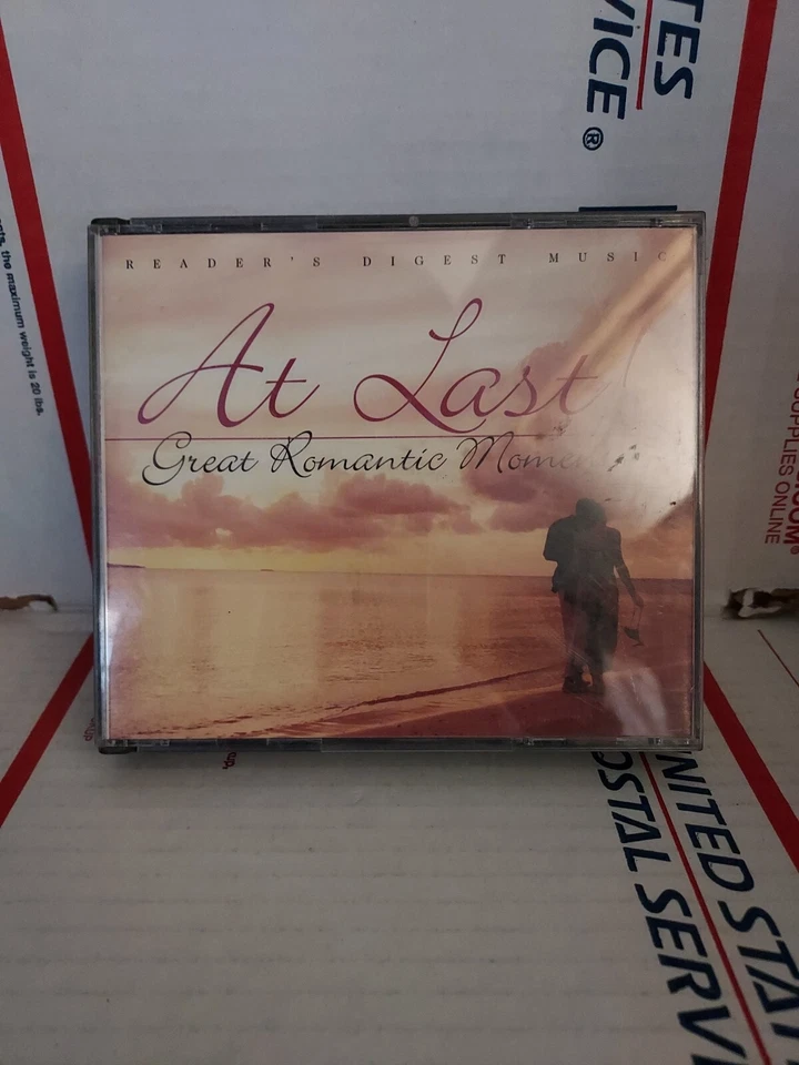 READERS DIGEST - AT LAST GREAT ROMANTIC MOMENTS (CD, 4 DISC SET) Used ~ #106 — 第 1/2 张图片