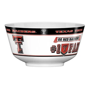 NCAA Texas Tech Red Raiders All Star CO Party Bowl - Games Snacks Storage! - Picture 1 of 1