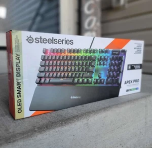 SteelSeries Apex Pro OLED Illuminated Wired Keyboard - Picture 1 of 9