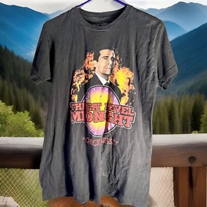 🚨The Office Threat Level Midnight Michael Scott Funny Movie Promo T Shirt Sz- M - Picture 1 of 4
